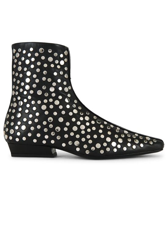 STAUD Shoes - STAUD Wally 25MM Rivets Leather Ankle Boots NEW